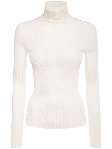 Viskose turtleneck Tom Ford hvit