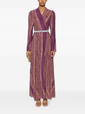 Robe longue en tricot Forte Forte violet