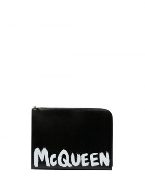 Peňaženka na zips s potlačou Alexander Mcqueen
