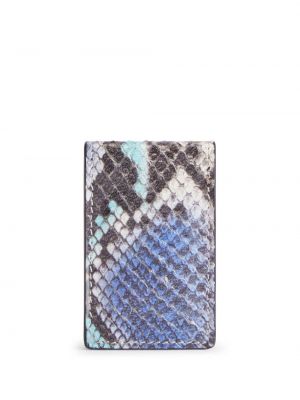 Kožená peněženka Giuseppe Zanotti modrá
