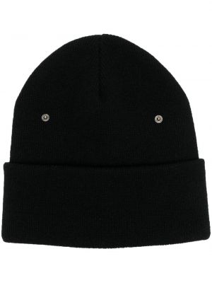 Плетена шапка 424 черно