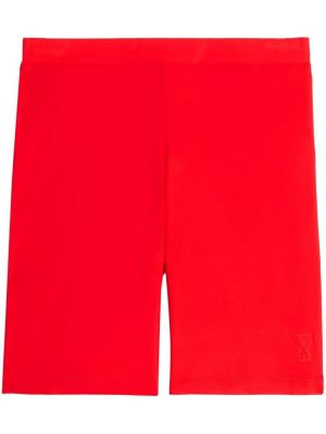 Pantaloni scurți Ami Paris roșu