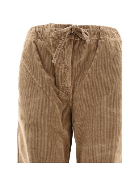 Pantalones rectos Ganni marrón