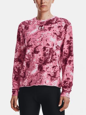 Sweatshirt mit print Under Armour pink