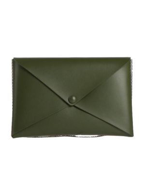 Мини сумочка Il Bisonte зеленая