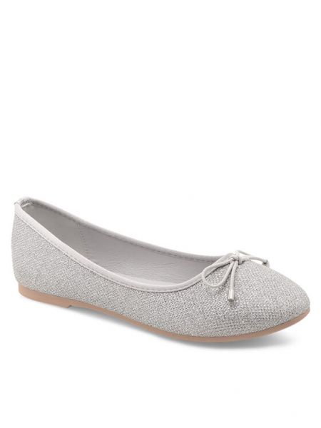 Balerina cipők Jenny Fairy ezüstszínű