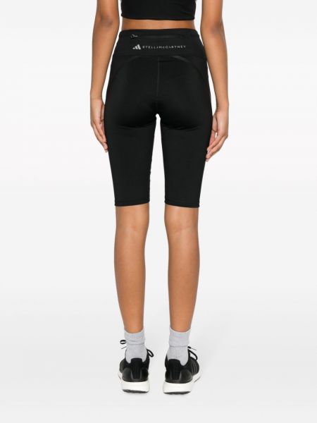 Pantaloncini da ciclista con motivo a stelle Adidas By Stella Mccartney nero