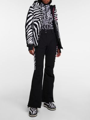 Nohavice s potlačou so vzorom zebry Dolce&gabbana čierna