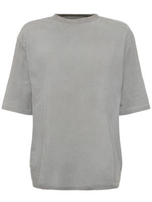Camiseta de algodón Entire Studios gris