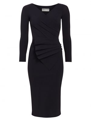 Платье-футляр Kaya со складками Chiara Boni La Petite Robe, черный