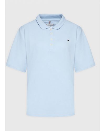 Tommy Hilfiger Curve Pólóing WW0WW28555 Kék Regular Fit