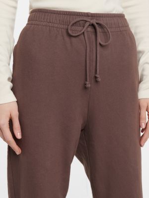 Pantaloni sport de catifea din bumbac Velvet