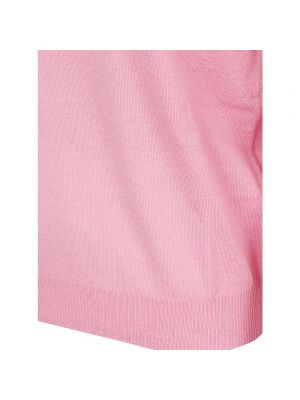 Jersey de lana de cachemir de tela jersey Max Mara Weekend rosa
