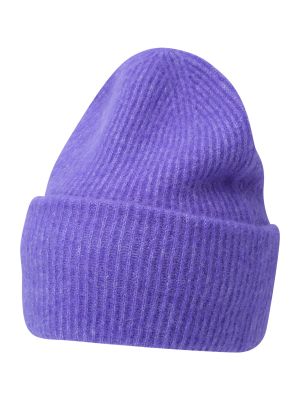 Kepurė Samsøe Samsøe violetinė