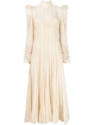 Вечерна рокля с дантела от креп Zimmermann