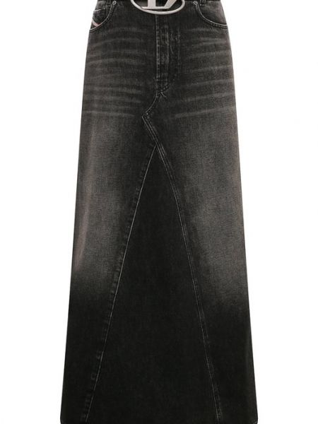 Черная джинсовая юбка Diesel