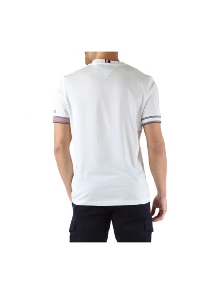 Camiseta de algodón Tommy Hilfiger blanco