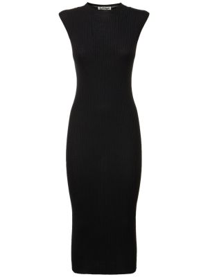 Viskose dress Jil Sander svart