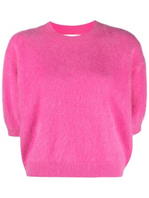 Tricou din cașmir tricotate Lisa Yang roz