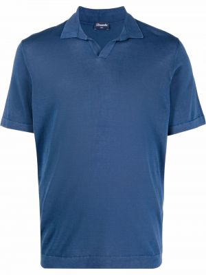 Poloshirt Drumohr blau