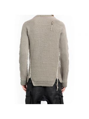 Jersey de lana de tela jersey Boris Bidjan Saberi gris