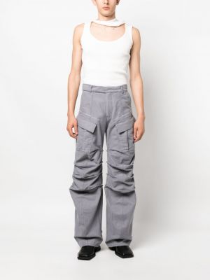 Bavlněné cargo kalhoty Y/project šedé