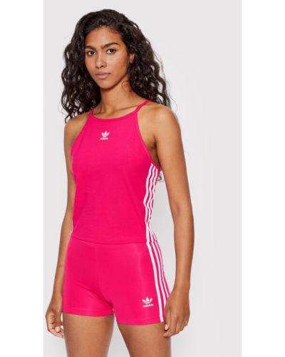 Top slim fit Adidas roz