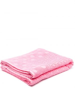 Fürdőköpeny nyomtatás Versace rózsaszín