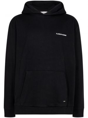 Hoodie con stampa Flaneur Homme nero