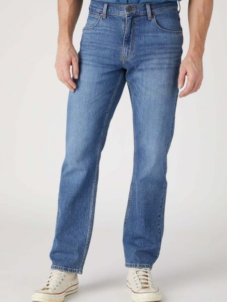 Proste jeansy Wrangler niebieskie