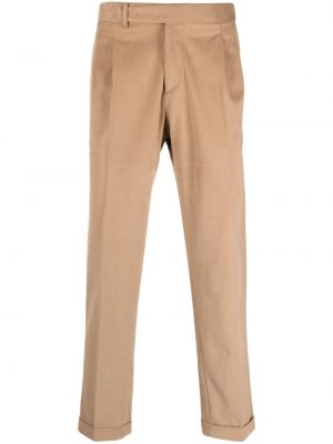 Proste spodnie bawełniane Briglia 1949 brązowe
