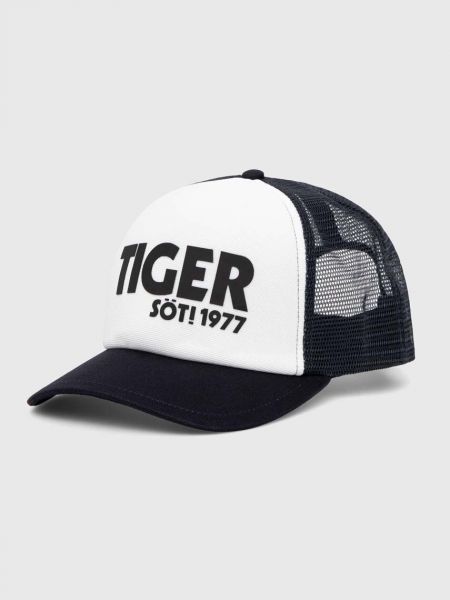 Șapcă cu dungi de tigru Tiger Of Sweden albastru