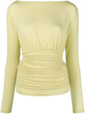 Top di lana Paloma Wool giallo