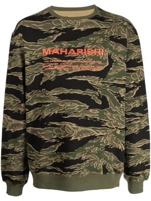 Sweatshirt mit print Maharishi grün