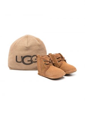 Blonder snøring støvler for jenter Ugg Kids brun