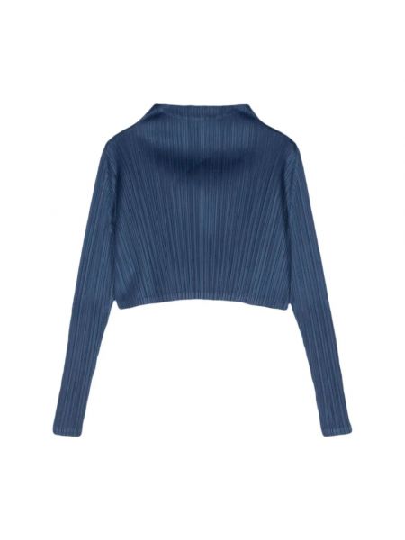 Camisa larga Issey Miyake azul