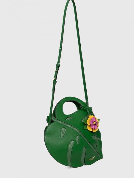 Kožna torbica Kate Spade zelena