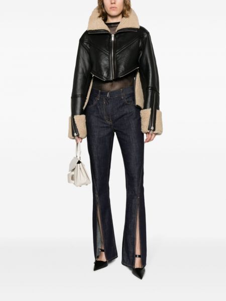Alt laienevad teksapüksid Givenchy sinine
