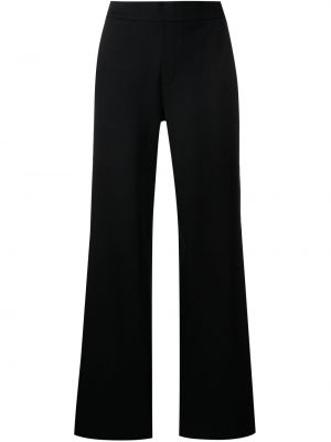 Volné kalhoty z nylonu s kapsami Spanx - černá