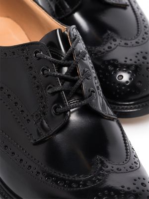 Derbija stila kurpes Tricker's melns