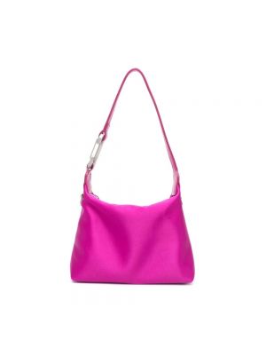 Satin shopper handtasche Eéra pink