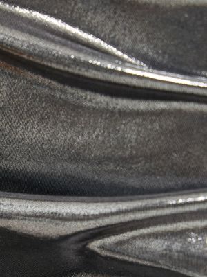 Drapované mini sukně jersey Magda Butrym stříbrné