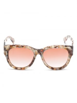 Oversize saulesbrilles Chloé Eyewear brūns