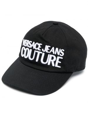 Siuvinėtas kepurė su snapeliu Versace Jeans Couture