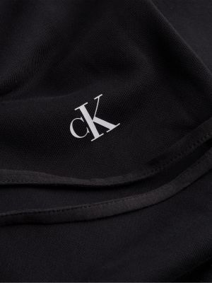 Džínové šaty Calvin Klein Jeans černé