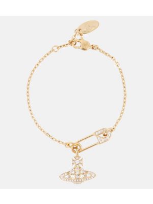 Bracelet à imprimé Vivienne Westwood doré