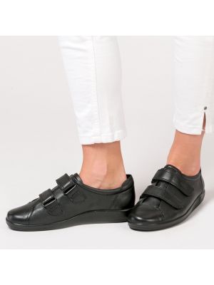 Ниски обувки с връзки Ecco черно