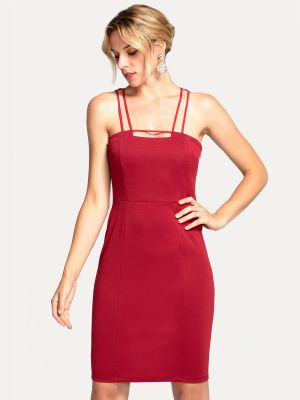 Вечерна рокля Hotsquash червено