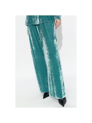 Pantalones de chándal de terciopelo‏‏‎ Jil Sander verde