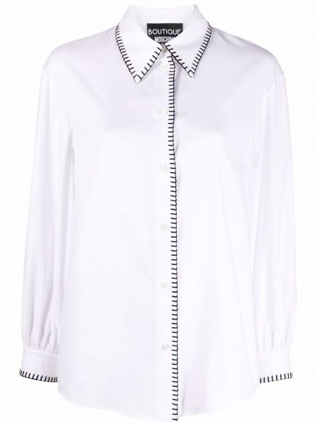 Camisa con botones Boutique Moschino blanco